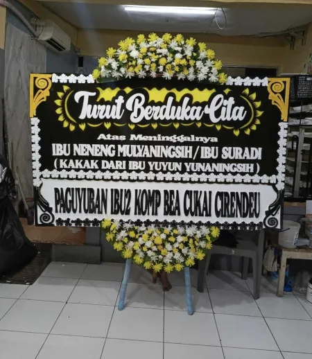 Papan Bunga Duka Pondok Ranji Ciputat Timur