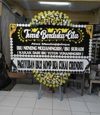 Papan Bunga di Pondok Ranji Ciputat Timur